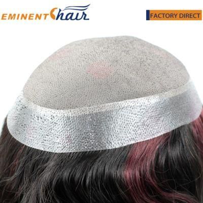 Remy Hair Mono Base Highlight Spots Women&prime;s Wig