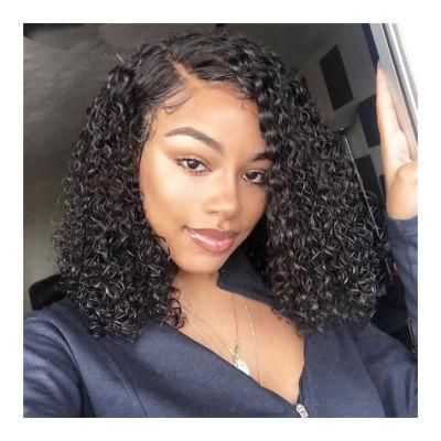 Kbeth Hair HD Full Transparent Lace Front Wig Raw Indian Virgin Human Hair Kinky Curly 4X4 Lace Closure Wig Pre Plucked Hairline