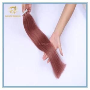 Customized Color High Quality Double Drawn Tape Hairs Extension Hairs with Factory Price Ex-044