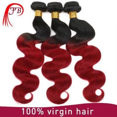 1b/Red Body Wave Virgin Remy Brazilian Human Hair Weave