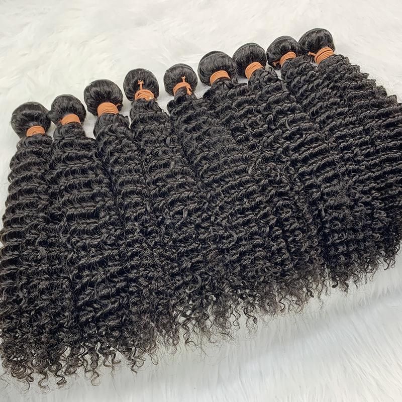 6A Wave Bundle Brazillian Hair Bundles Factory Wholesale, Natural Black Color Deep Wave Human Hair Bundles Weave