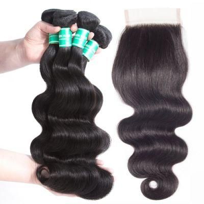 Kbeth Uniky Wholesale Hair Vendors Premium 5*5 Swiss Lace Closure Cuticle Aligned Virgin Hair Wavy Human Hair, Bodywave Lace Closure