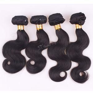Fantasywig Body Wave Natural Black 100 Percent Virgin Remy Indian Human Hair Weft
