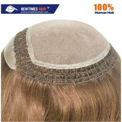 Custom Ladies Mono Top and Skin Front PE Line Hair Integration System