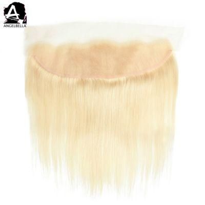 Angelbella Silky Straight 100% Virgin Human Hair Frontal 613# 13X4 Swiss Lace Frontal