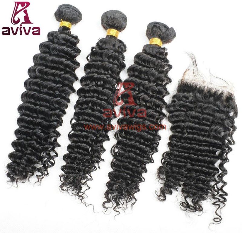 Top Natural Brazilian Human Deep Curl Virgin Hair