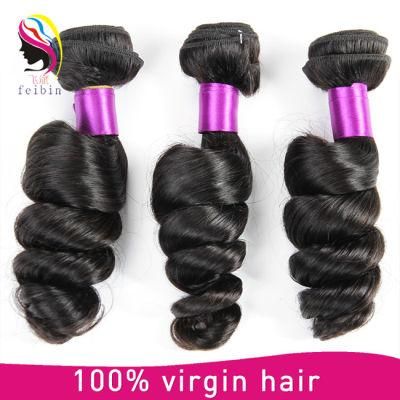 Loose Wave Virgin Remy Brazilian Human Hair Extension for Women