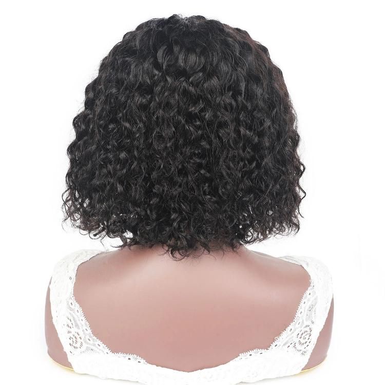 Wholesale Water Wave Headband Bob Machine Made Human Hair Wig