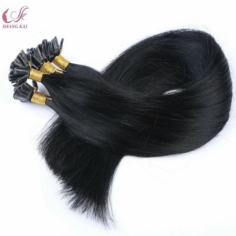 Top Quality Double Drawn Virgin Remy India Silver Hair Extensions U Tip Hair
