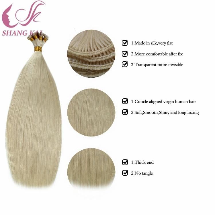 100% Russian Human Virgin Hair Cuticle Aligned Handtied Weft Hair