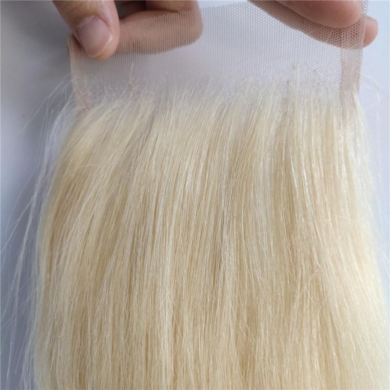 613 Blonde Brazilian Human Hair 4*4 Closure