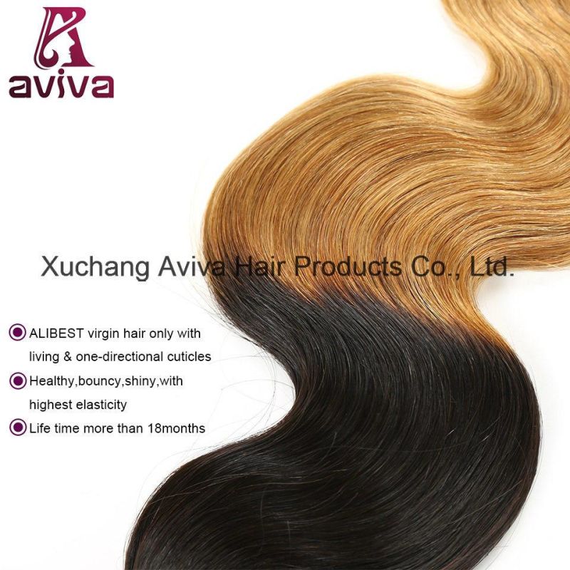 100% Human Hair Ombre Hair