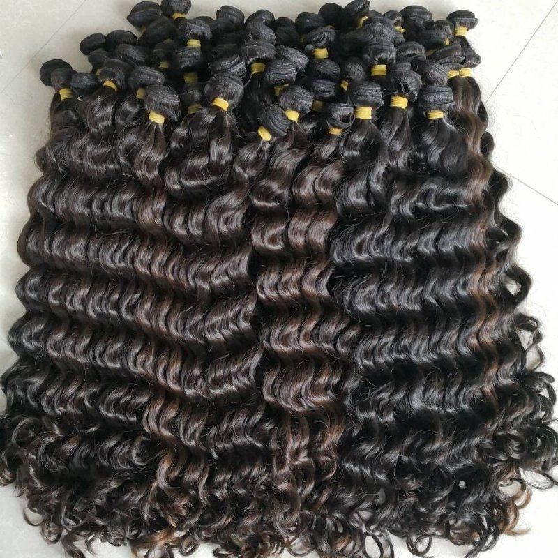 Top Quality Human Hair Extension Double Drawn Hair Weft Hair Extension