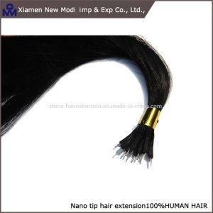 Indian Natural Hair Color Hair Extensions with Nano Tip
