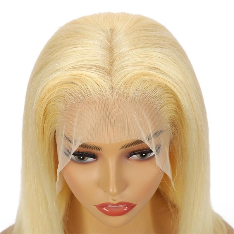 13X4 613 Blonde Brazilian Straight Human Hair Bob Wigs 10- 18 Inch Remy Ombre Bob Lace Front Wigs for Black Women