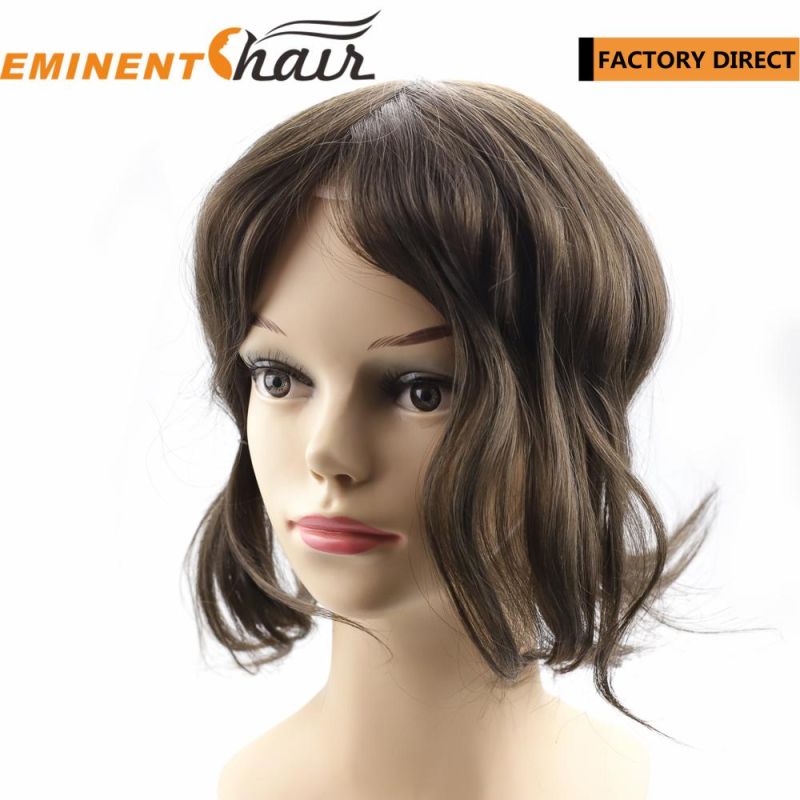 Natural Hairline Remy Hair Hair Replacement for Women