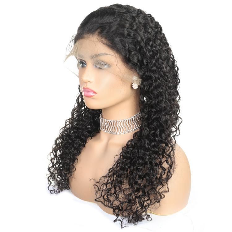 Wholesale 4X4 Lace Frontal Wig Kinly Curly Human Hair Wigs