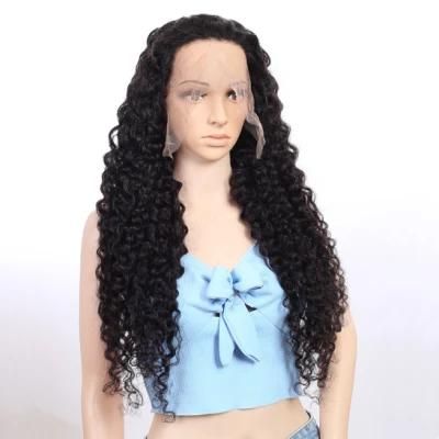 150 180 250 Density 13X4 HD Lace Frontal Water Wave Human Hair Wigs Brazilian Virgin Hair HD Lace Front Wigs for Black Women