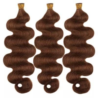 Hair for Woman Straight Machine Made Remy Hair Extensions 50PCS/ Set Straight Keratin I Tip Human Hair