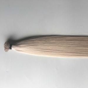 New Grey# Pre Bonded Keratin Flat Tip Brazilian Virgin Remy Human Hair Extensions