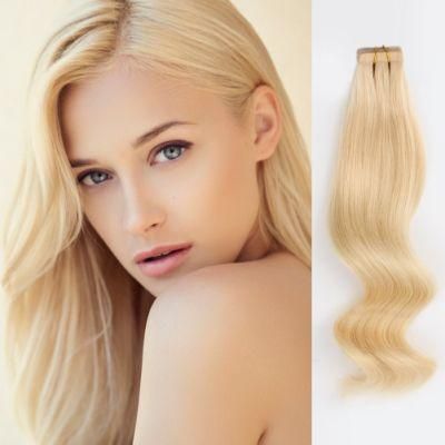 Fast Shipping Baby Hair Virgin Full Cuticle Aligned Micro Faux Locs Raw Tape in Hair Hair Extensions Remy