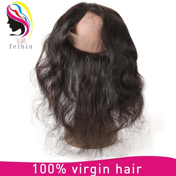 Top Quality Unprocessed 360 Lace Wig Human Body Hair Barzilian