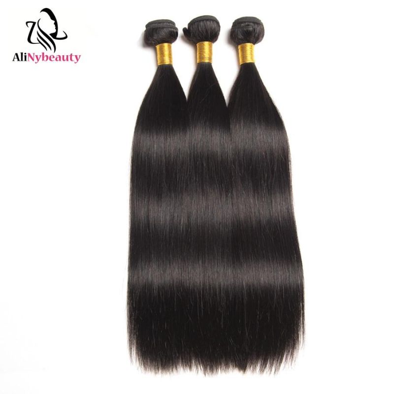 Alinybeauty Top Grade Virgin Brazilian Human Hair Bundles, Raw Virgin Cuticle Aligned Hair Bundles, Unprocessed Brazilian Human Hair Extension