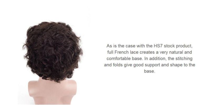 Men′s Wigs Full French Lace Ultra Comfort Hair Replacement Solution