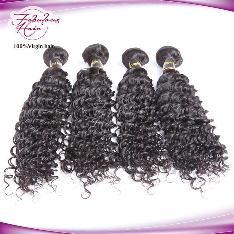 12A Deep Wave Unprocessd Virgin Brazilian Human Hair Bundles