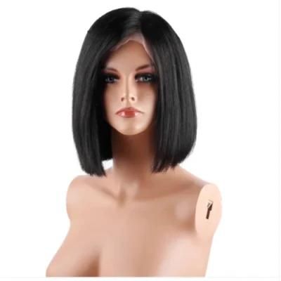 Short Bob Lace Front Human Hair Wigs 150% Density Brazilian Straight Bob Lace Frontal Wig for Women Remy Princess Hair Wigs