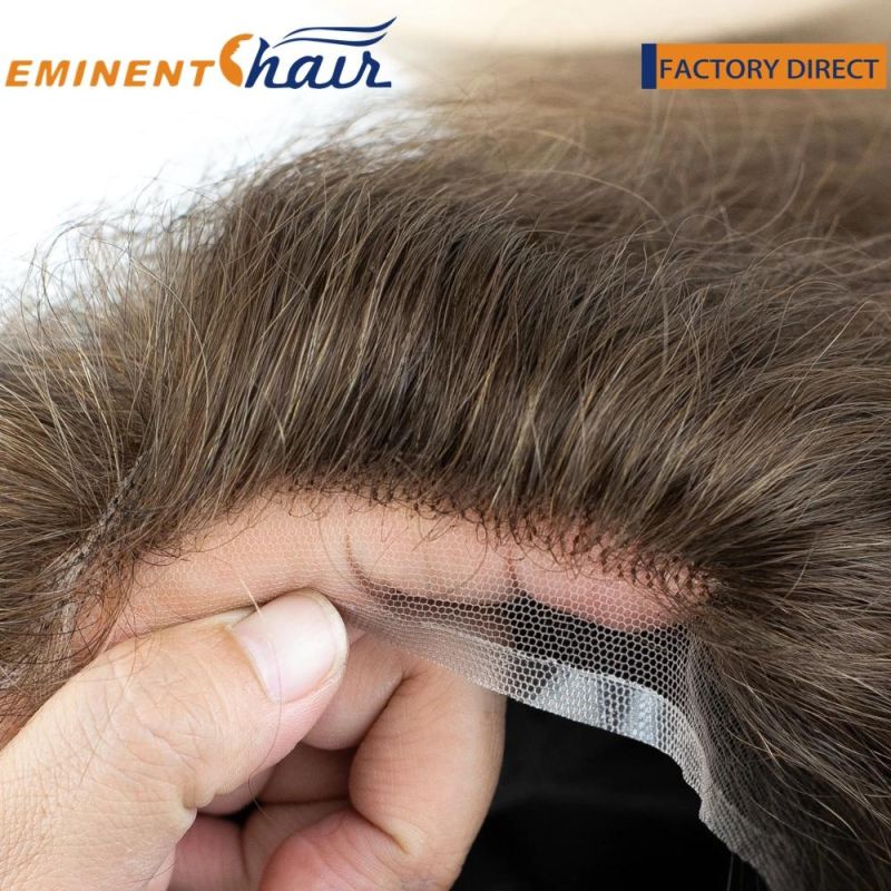Light Wavy Super Thin Skin Toupee for Women