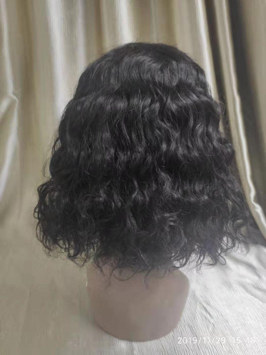 Raw Mink Brazilian Curly Human Hair Lace Wig