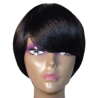 Kbeth Brazilian Human Hair Bob Cut Wigs Short Bob Remy Hair Wigs Machine Made Brazilian Cheap Human Remy Hair Bob Cut Wig 8 Inch