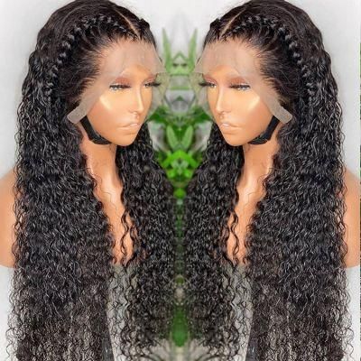 Water Wave 250 Density Human Hair Wigs Align Virgin Hair Wig for Women Brazilian Hair HD Lace Frontal Wigs