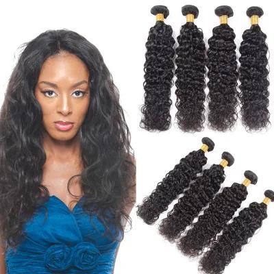 Brazilian Virgin Hair Water Wave Bundles 100% Unprocessed Human Hair Weave