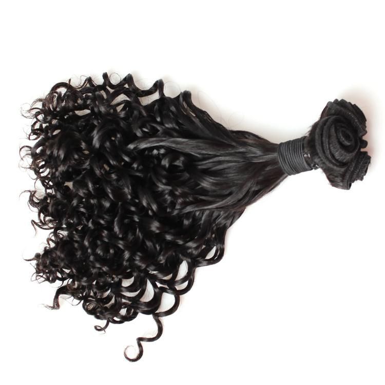 Double Drawn Funmi Human Hair Bouncy Curly Bundle Human Hair Extension