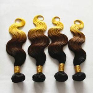 Bw/Ss 7A Non Remy Human Braids Hair 1b/#27 Ombre Hair 2tone