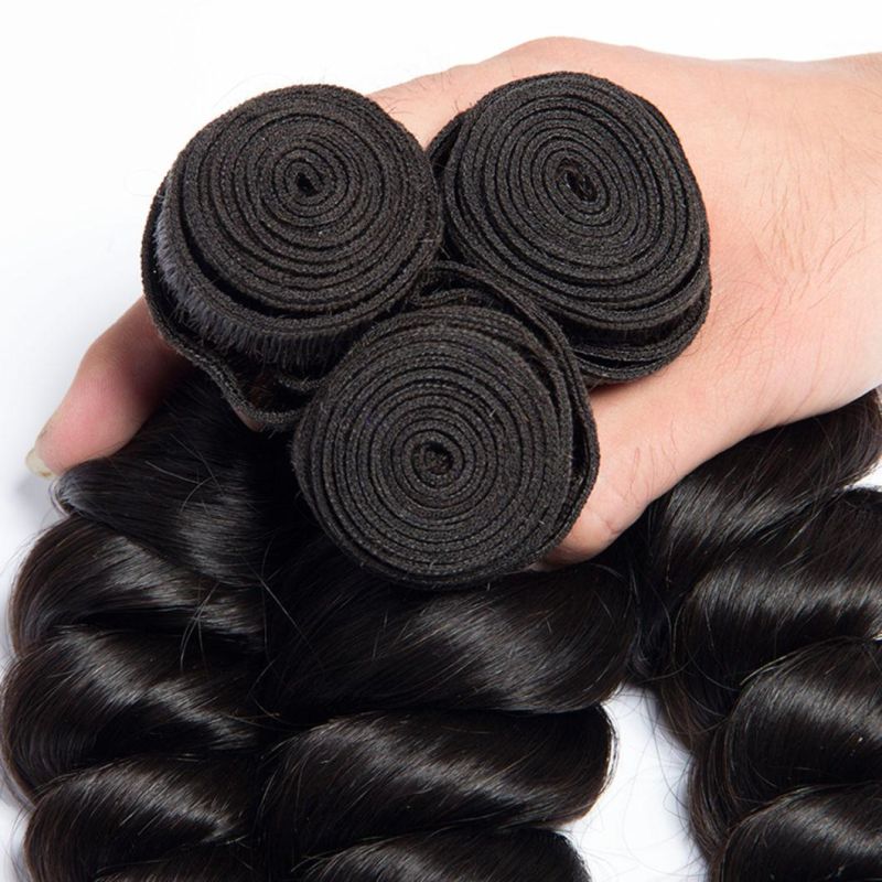 Top Grade Loose Wave Loose Deep 100% Human Remy Hair Brazilian Hair Weave Bundles
