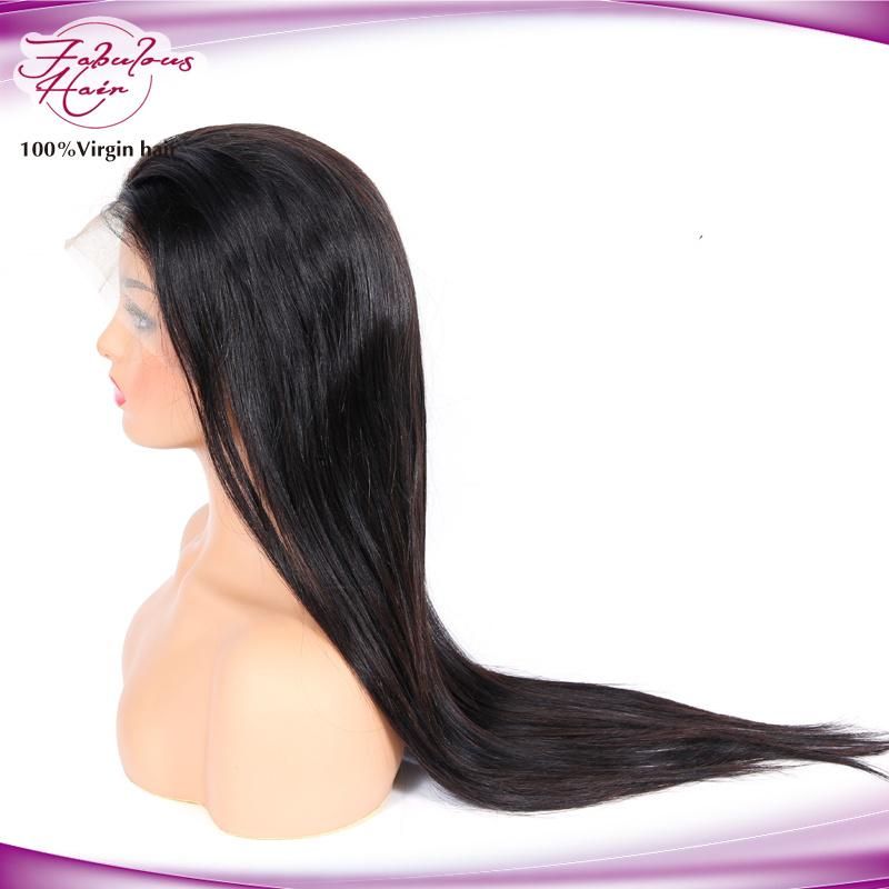 No Split End Straight Brazilian Original Raw Human Hair Wigs