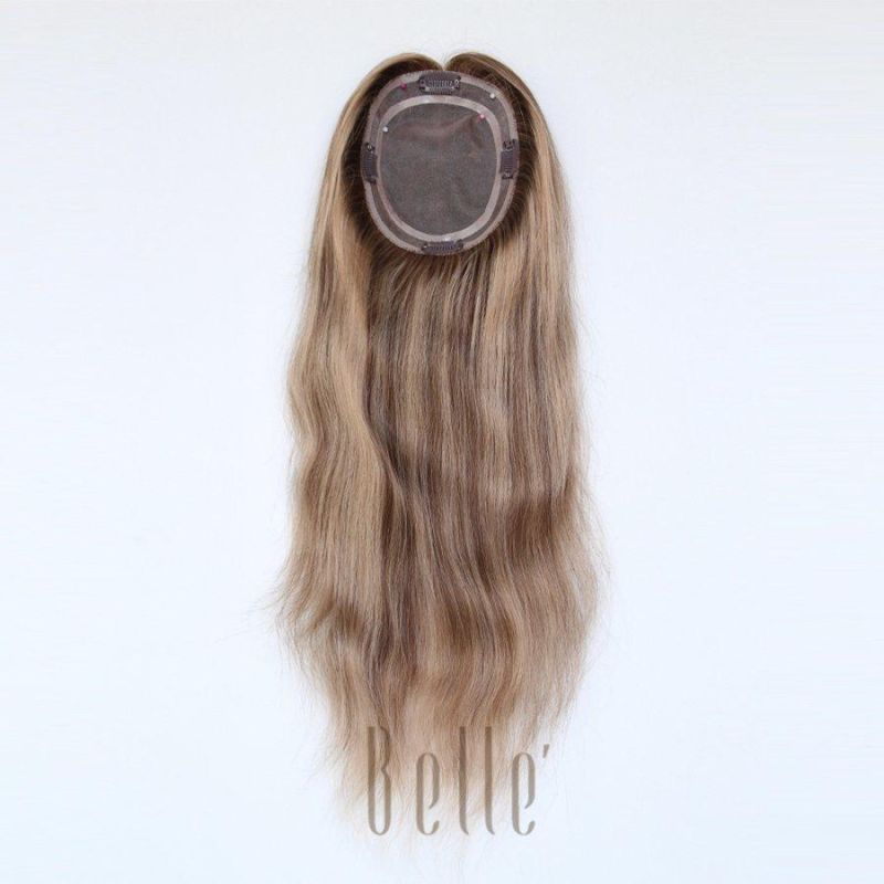 Virgin Hair Women Toupee Best Quality Hair Topper for Hair Loss People