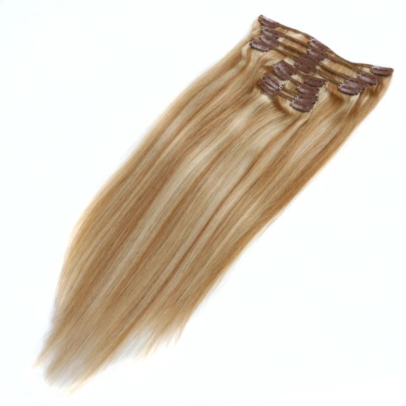 Ombre T Color Clip in Hair Extensions Full Head Deluxe 120-260gram/Set