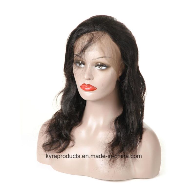 None Synthetic 100% Brazilian Human Hair Body Wave Lace Front Hair Wigs for Black Women 10-18inch Free Part Remy Hair
