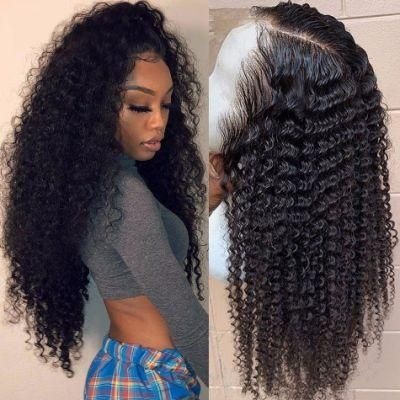 Kbeth 40 Inch Deep Wave Transparent 360 HD Frontal Full Wig Vendor Raw Brazilian Curly 13X4 Lace Front Human Hair Wigs for Black Women