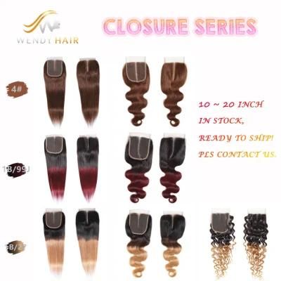 Cambodian Hair Frontal and Bundles Indian Hair Human Closure Hair Wholesale