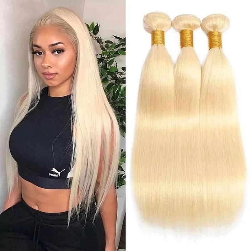 Kbeth 613 Blond Human Hair Weave Bundle for Women Summer Gift 2021 Fashion Good Quality 100% Brazilian Hair Remy Straight 26 Inch Customized Bundle Hair Vendors