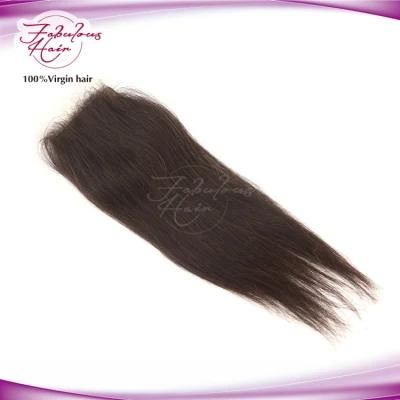Straight 4*4 Lace Closure Brazilian Virgin Human Hair Closure