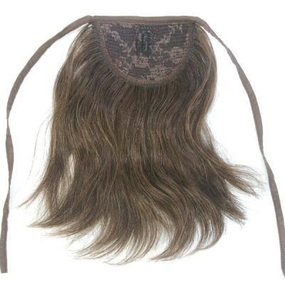 Human Hair Machine Made Natural Hair Toupee