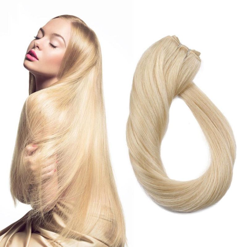 Ombre Straight Human Hair Weaves Bundle 10"-30" Blond Brazilian Human Hair Remy Hair Extensions Multi-Color