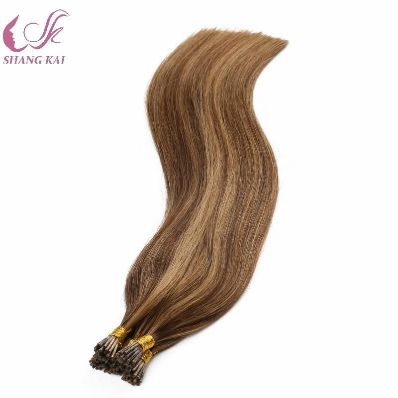 Stick Tip Fusion Hair 100% Virgin Cuticle Remy Keratin Human Hair Extension