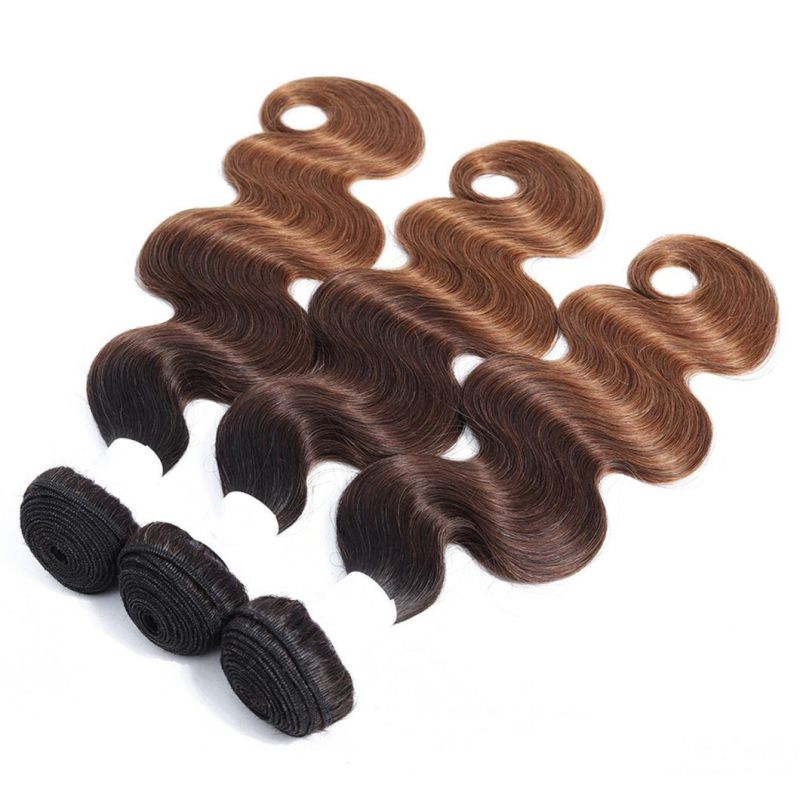 1b/4/30 Blond Ombre Human Hair Bundles Brazilian Hair Wavy Weave Bundles Colored Ombre Body Wave Bundles Deals Remy Hair